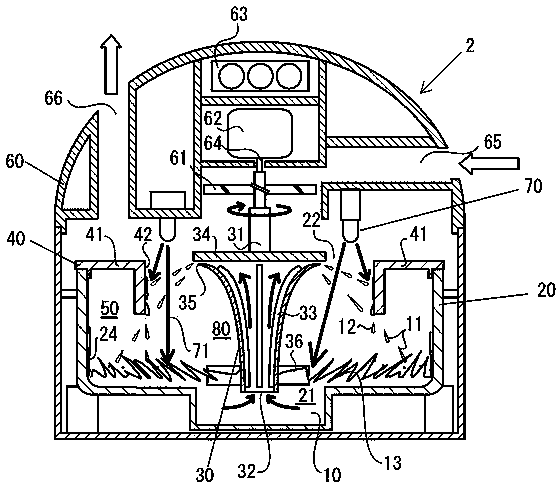 Chlorine-dioxide-gas generation device and medical-device sterilization box