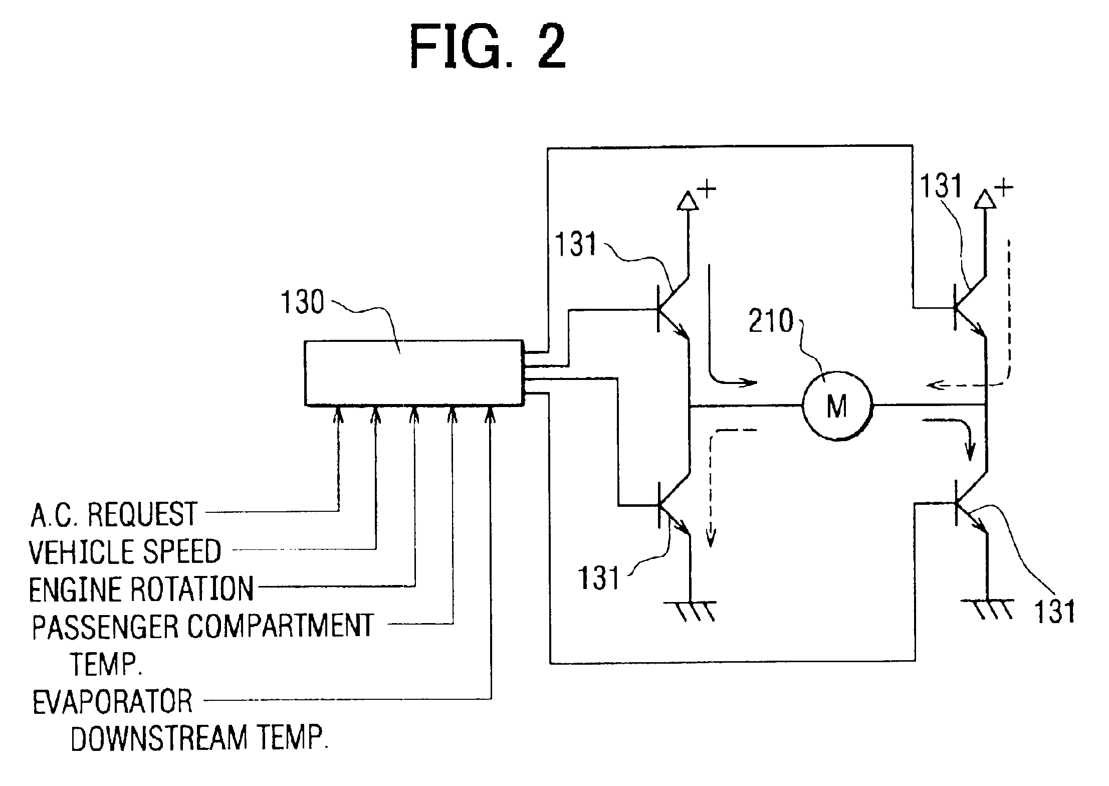 Air-conditioning apparatus including motor-driven compressor for idle stopping vehicles