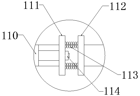 Precision casting part air impermeability detection device