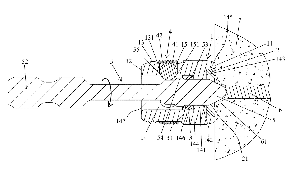 Screwdriver bit assembly with a magnetic structure