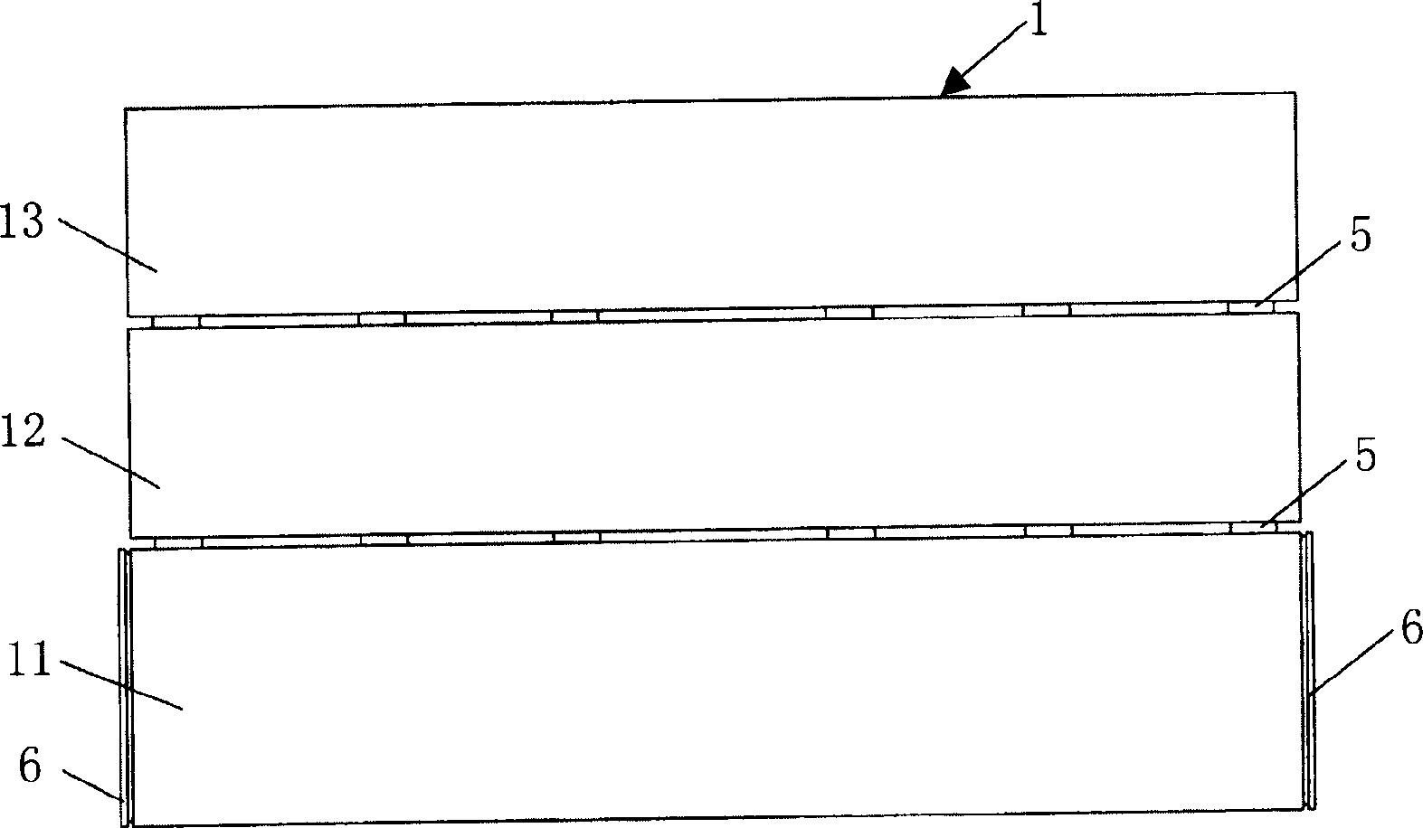 Door structure of container, its making method and the container therewith