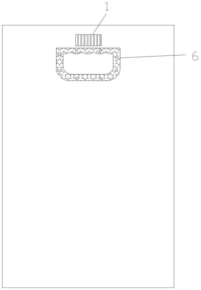 Anti-counterfeiting identification method for image structure of flexible package portable buckle