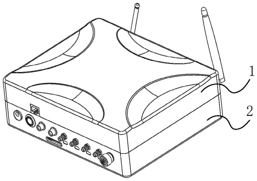 Flashover locator detection unit shielding device