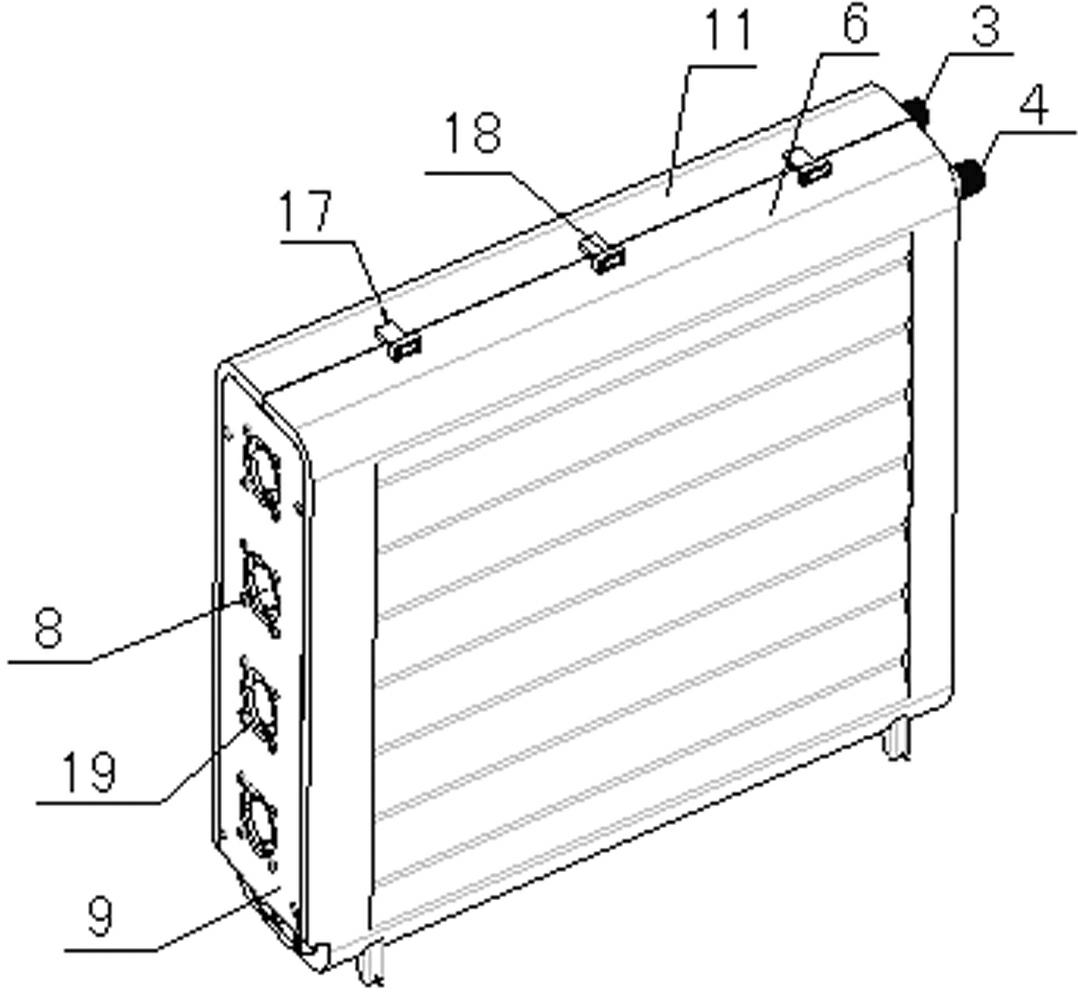 Battery power supply device