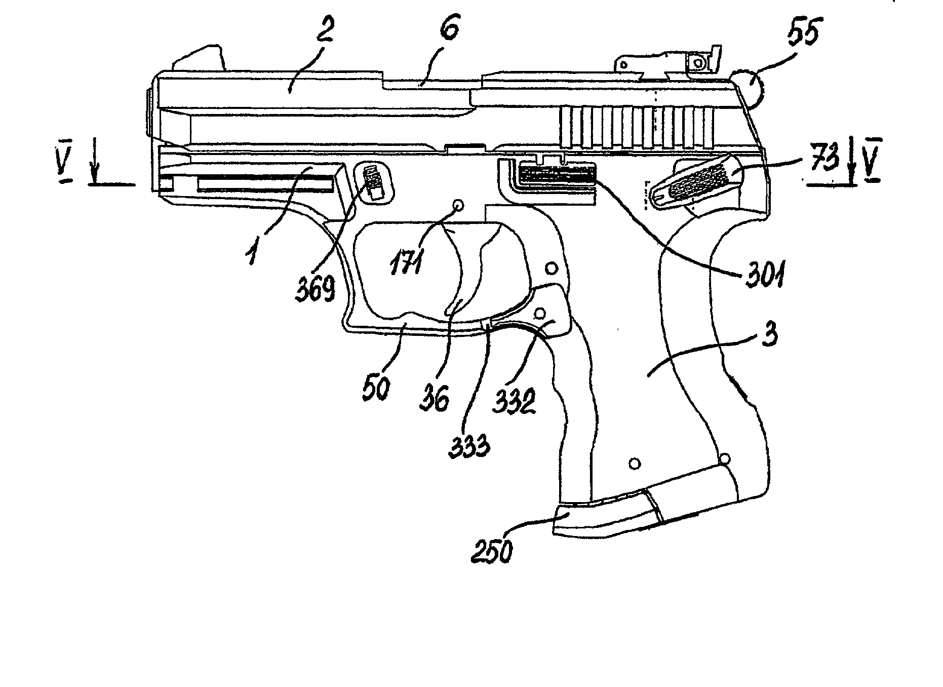 Repeating gas-cylinder pistol