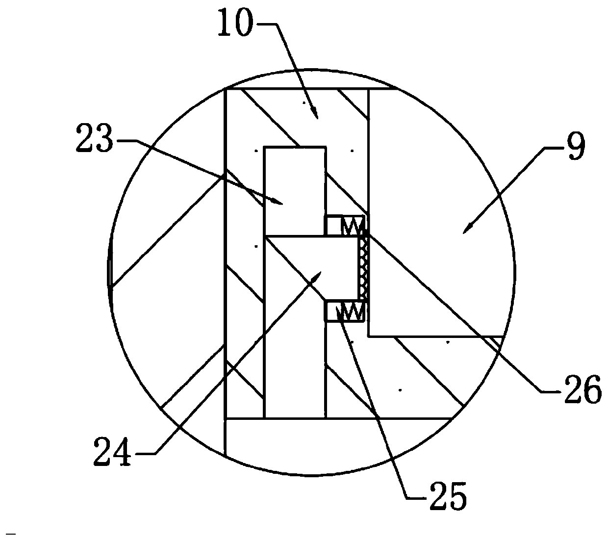 Shell mounting equipment for instrument and apparatus production