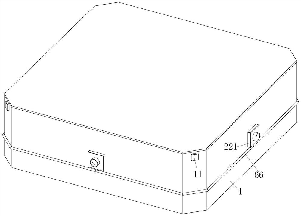 Suspension type damping new energy battery module