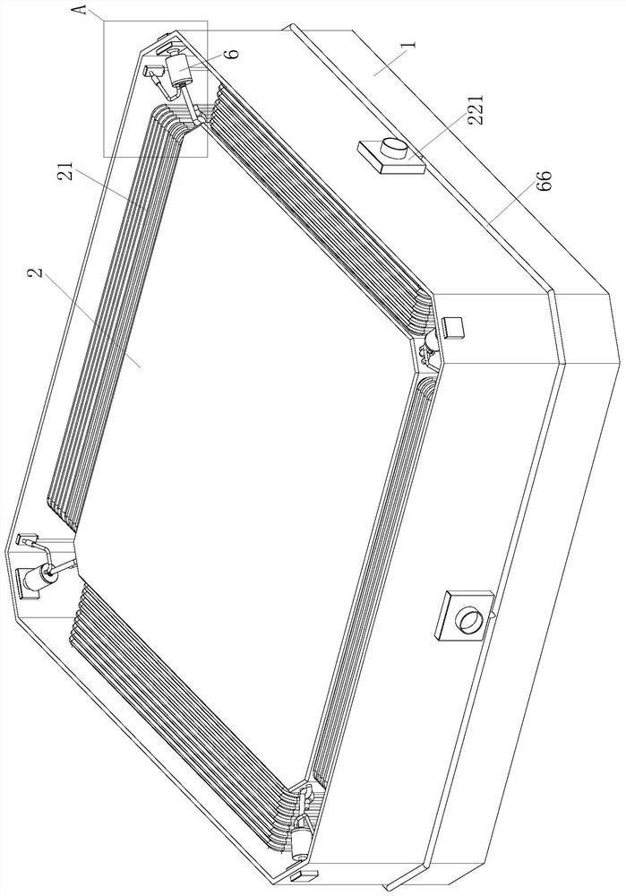 Suspension type damping new energy battery module