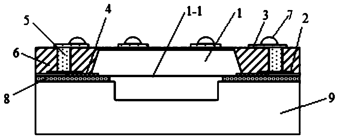 Wafer-level packaging structure and wafer-level packaging method