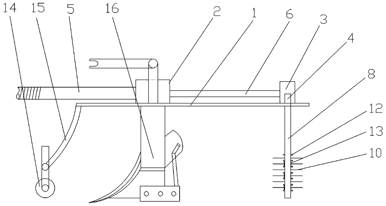 Deep-plowing soil-crushing rotary tiller