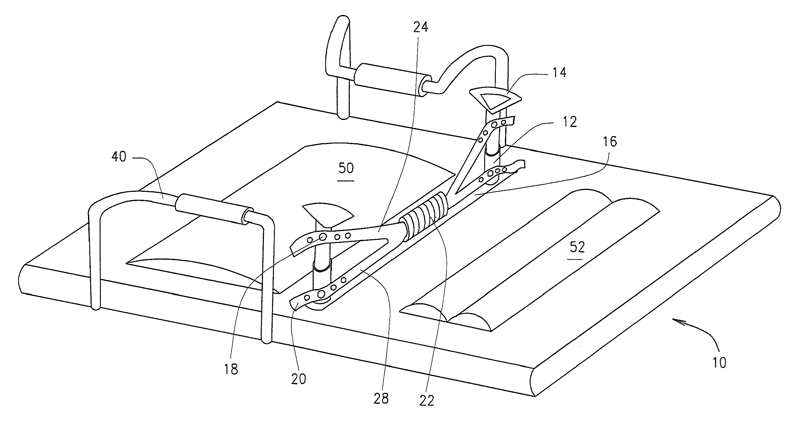 Apparatus and method for airway patency and head immobilization