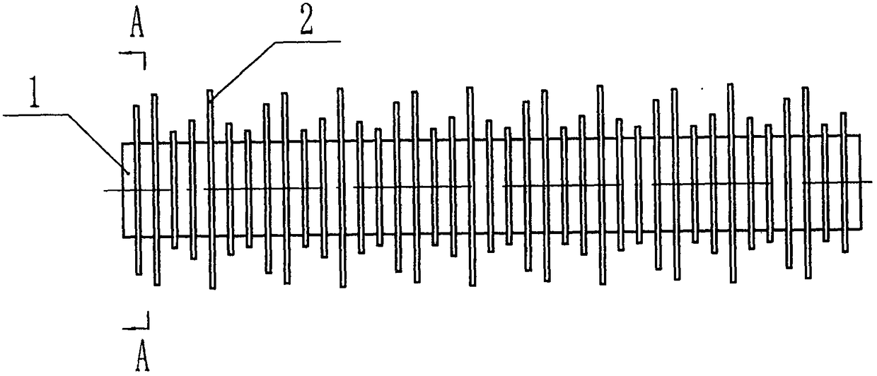 Elastic-tooth returning-straw burying operation assembly