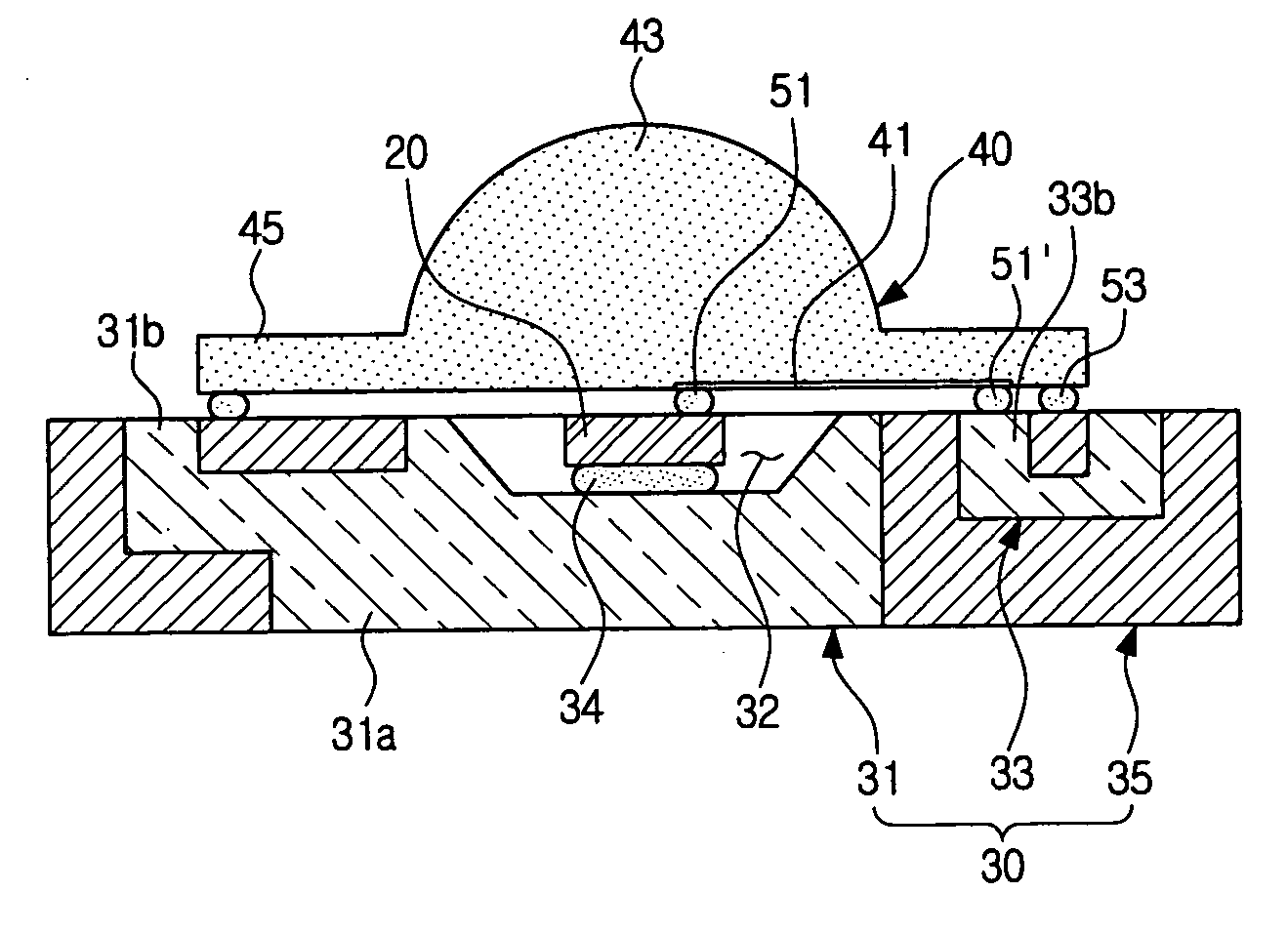 LED package, manufacturing method thereof, and LED array module using the same