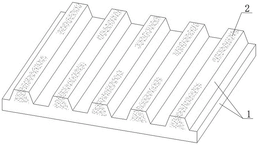 A method for preparing a composite jaw plate of a jaw crusher