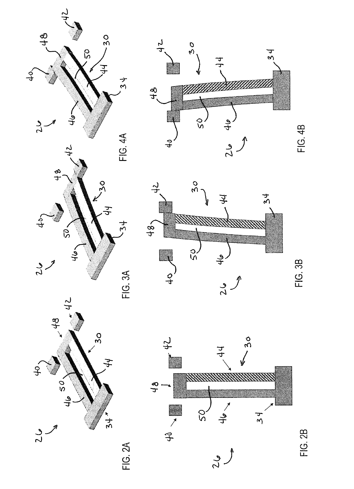 Sensing devices, sensors, and methods for monitoring environmental conditions
