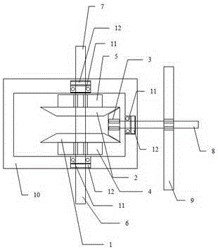 Power conversion device with swing rotation changed into unidirectional rotation