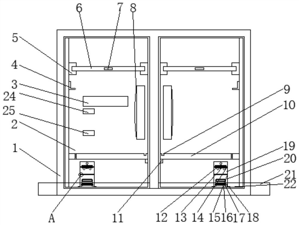 An electronically controlled moisture-proof cabinet with humidity adjustment