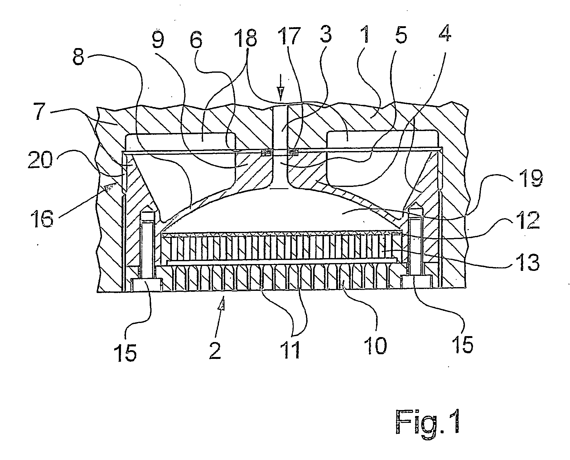 Apparatus for melt-spinning filaments in a yarn forming operation