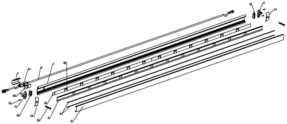 Lamp for special-shaped guardrail tube and assembling method of lamp