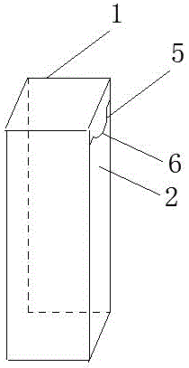 Safety measure card box used for electric system protection pressing plate