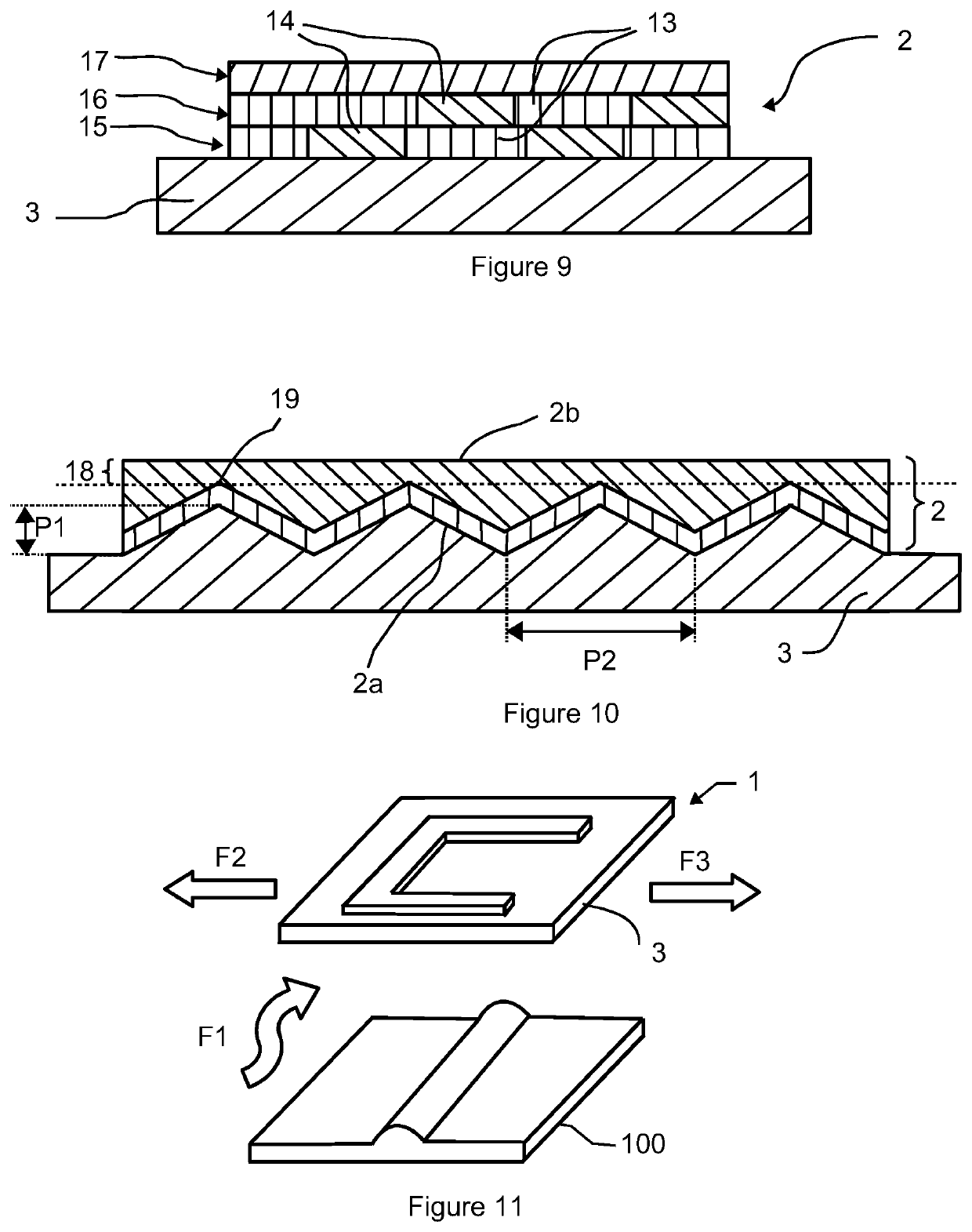 Device having a substrate configured to be thermoformed coupled to an electrically conductive member