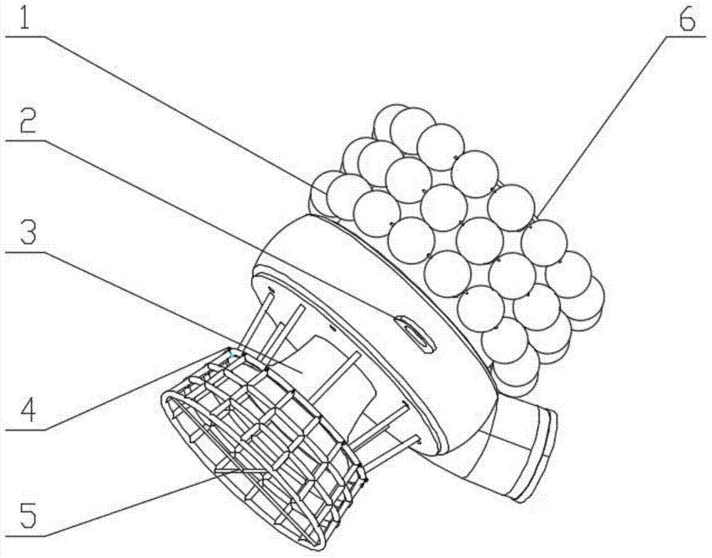 Antarctic krill sustainable fishing auxiliary system and its pumping device