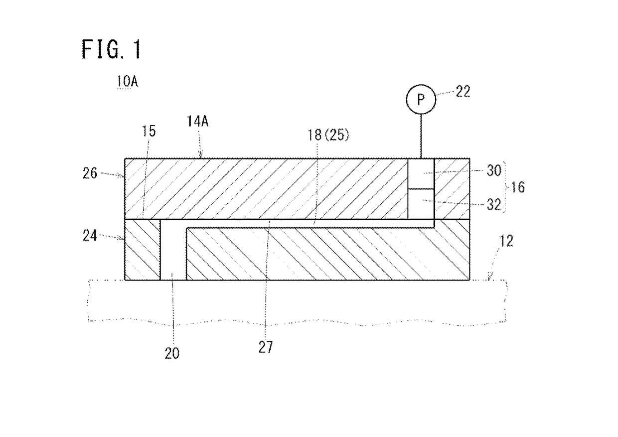 Throttle unit and a static pressure bearing device equipped with the throttle unit, and a method of manufacturing a grooved block