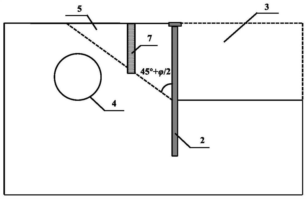 A method for controlling deformation of tunnel outside foundation pit based on liquid grout wall
