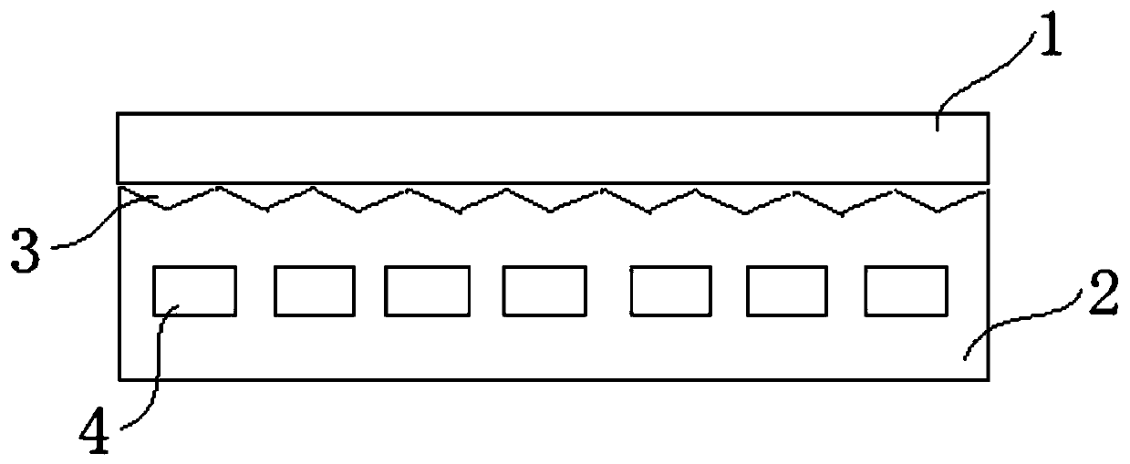 A solid wood pvc stone-plastic double-layer composite floor