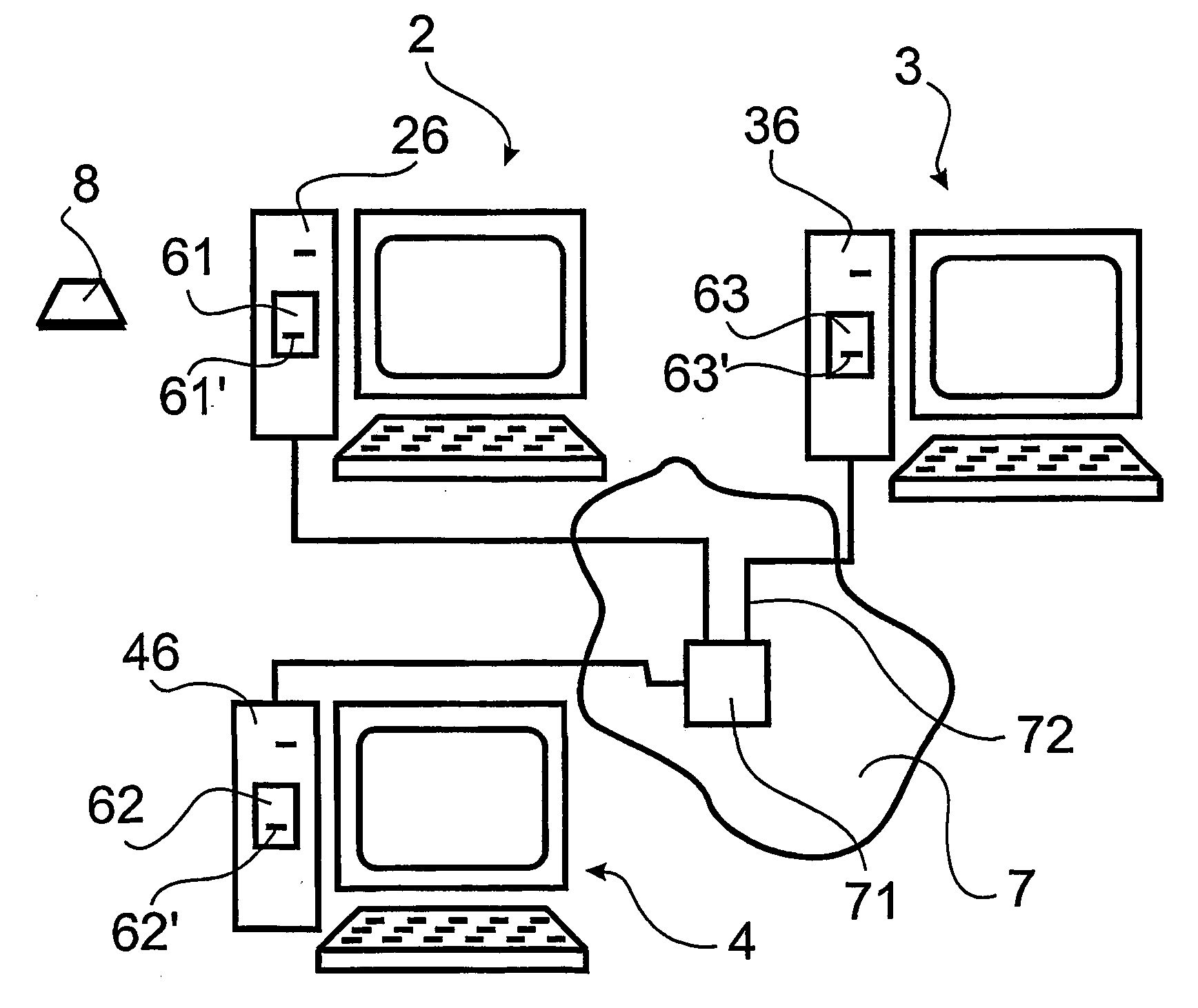 Method of safe mediation of payment in connection with network commerce