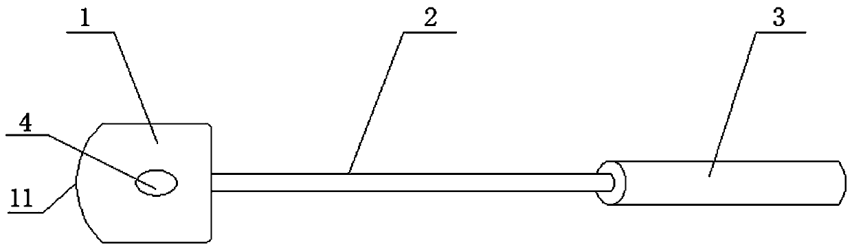 Vagina fornix bracing instrument for gynecological operation