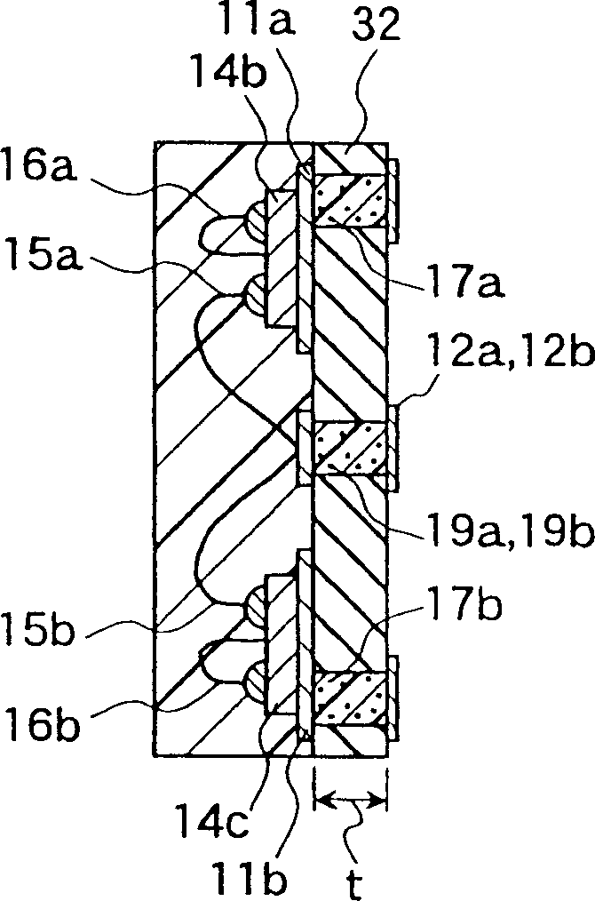 Mother electric device, its producing method and electronic device and its producing device