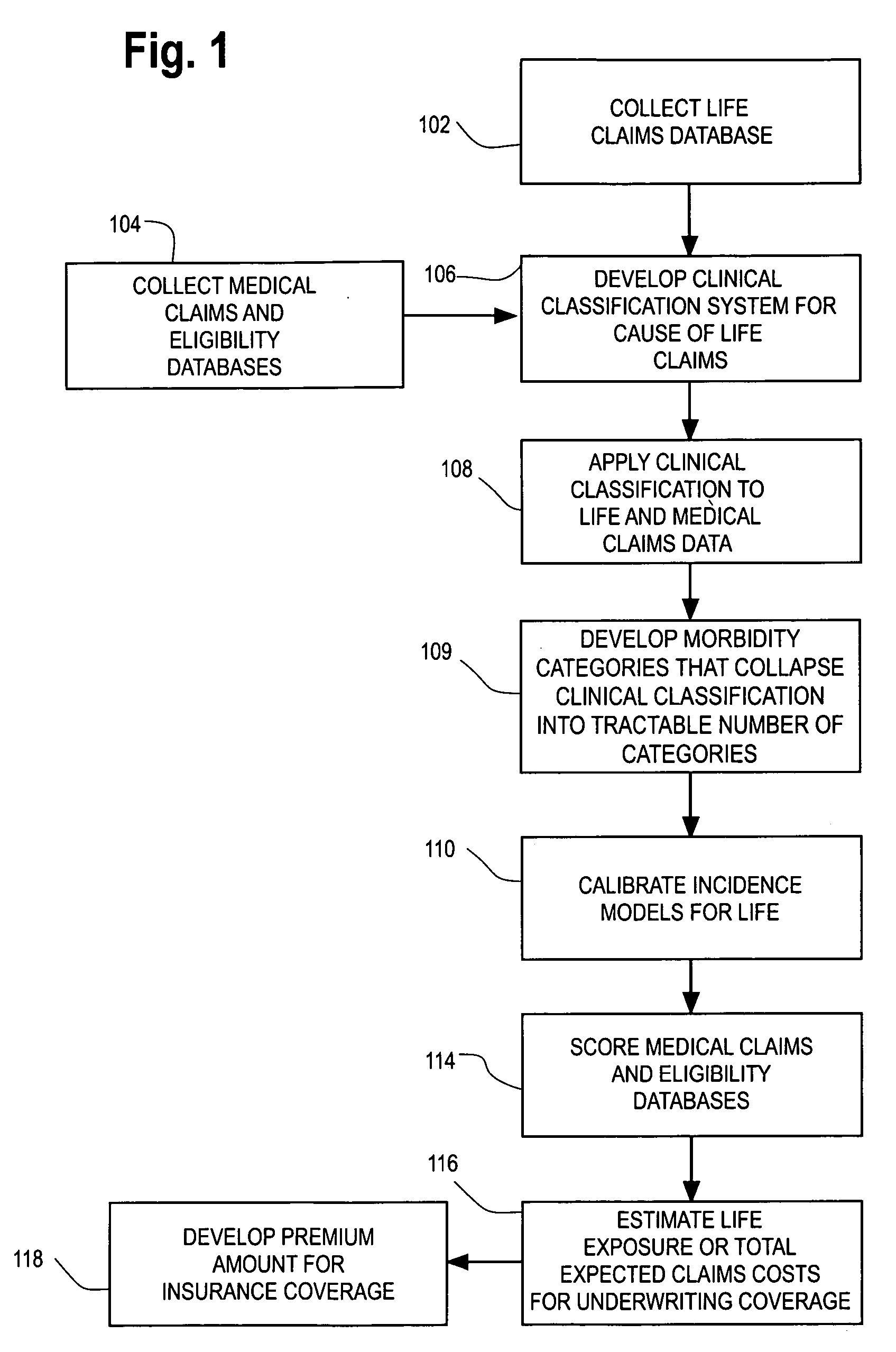 Computerized medical modeling of group life insurance using medical claims data