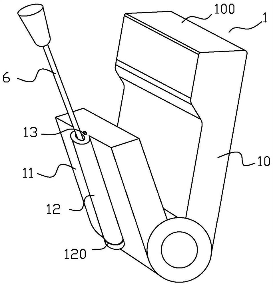 PICC tube ultrasonic puncture positioning device and positioning system