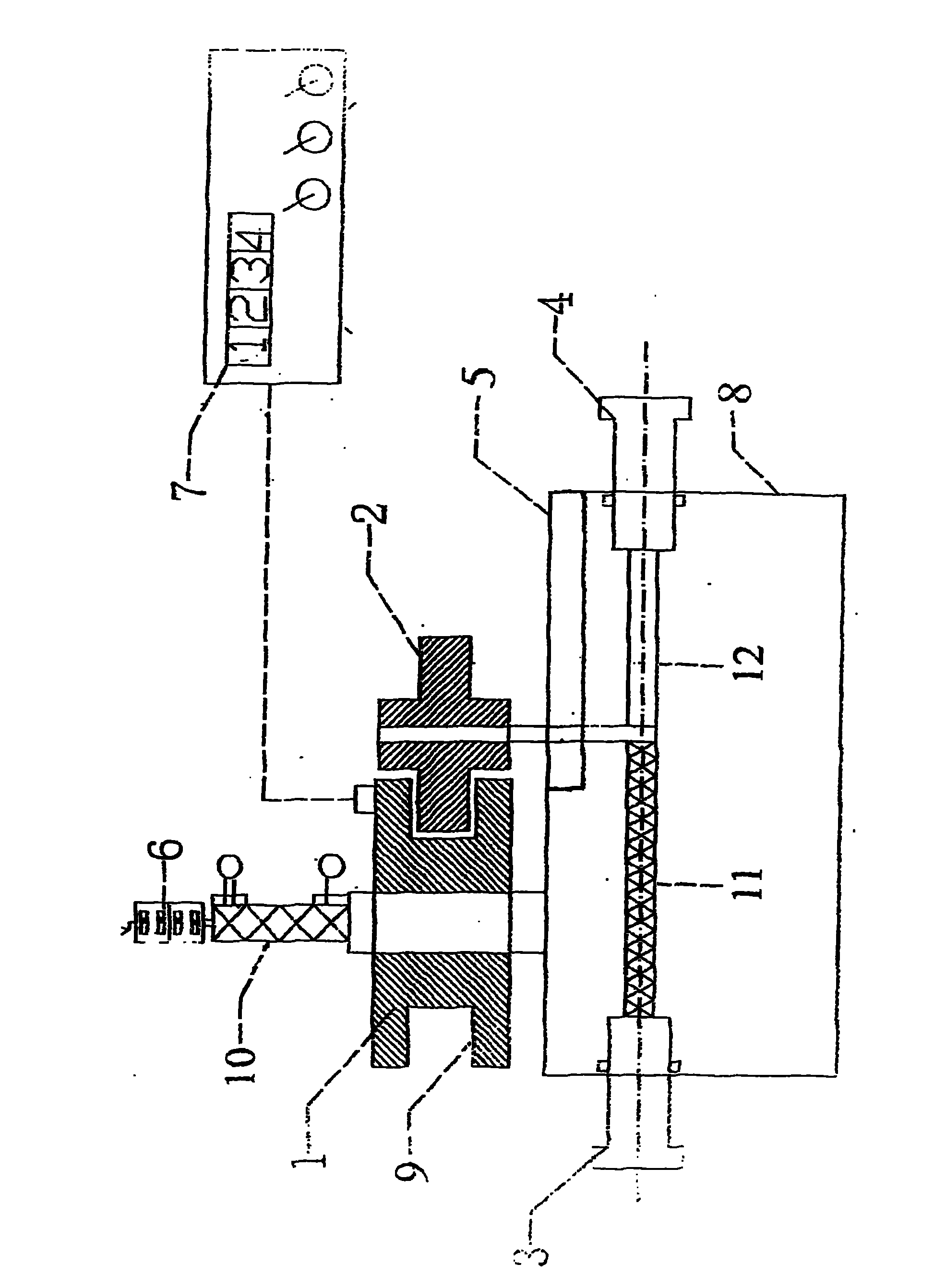 Antiskid and anti-bending cable horizontal type meter-counter