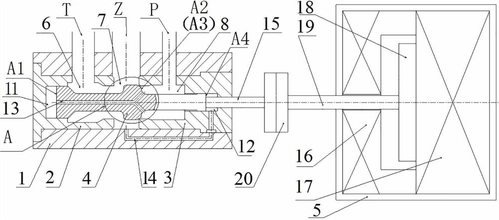 Hydraulic operating mechanism and hydraulic control valve