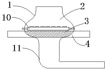 Louver leaf coating and preparation method thereof