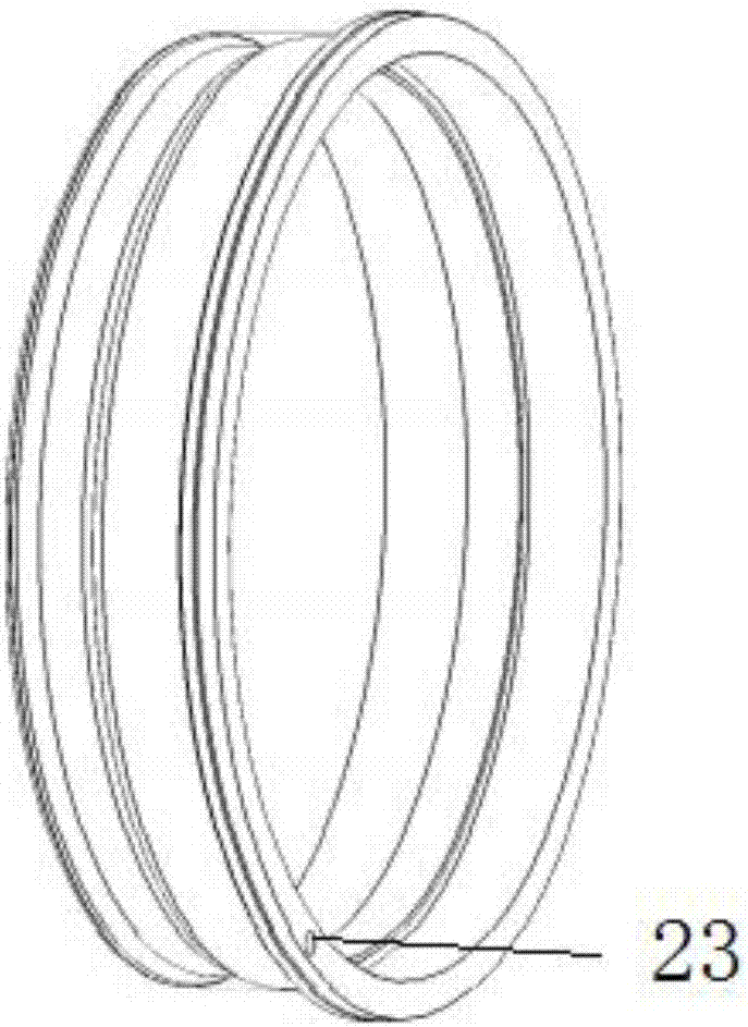 Turning tool and machining method of outer nozzle ring