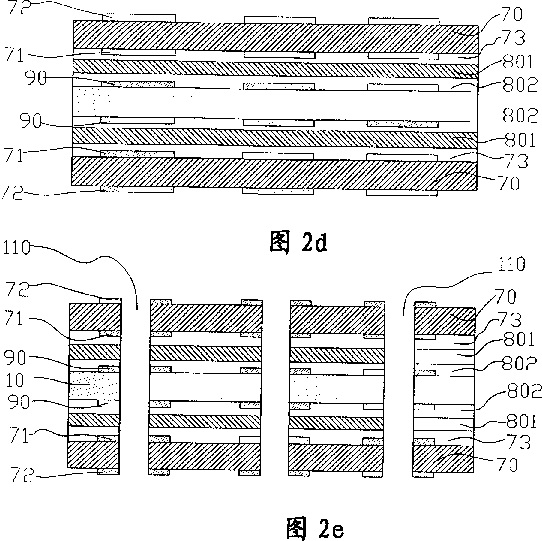 Binding method for lifting soft-solid synthetic printed circuit board turn-on hole trust degree