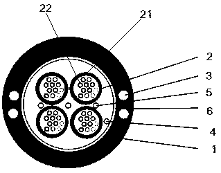 Easy-stripping optical fiber cable based on module micro-bundle tube unit and manufacturing method thereof