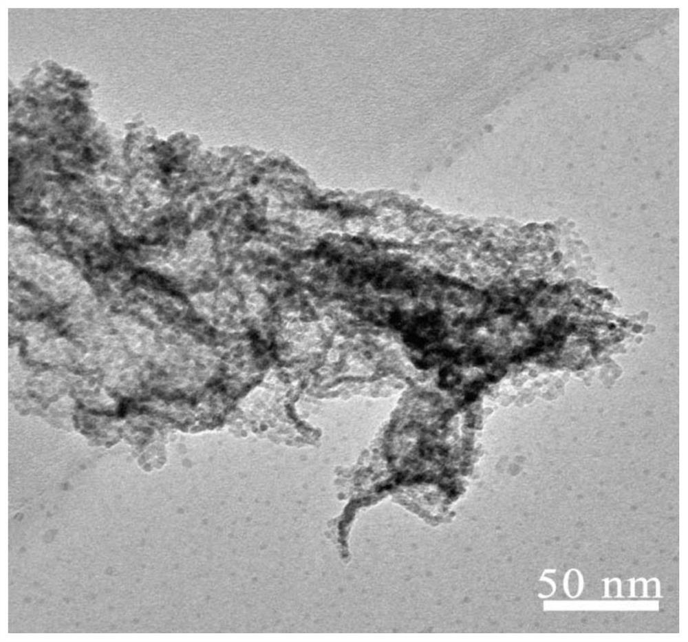 Gold nanoparticle-loaded cerium dioxide nanosheet material as well as synthesis method and application thereof
