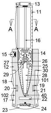 Flexible panel convenient to carry for open-book exam and carrying method thereof