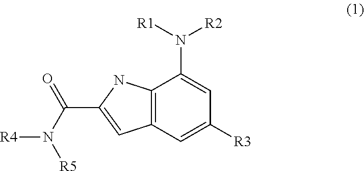 Indole amide compound as inhibitor of necrosis