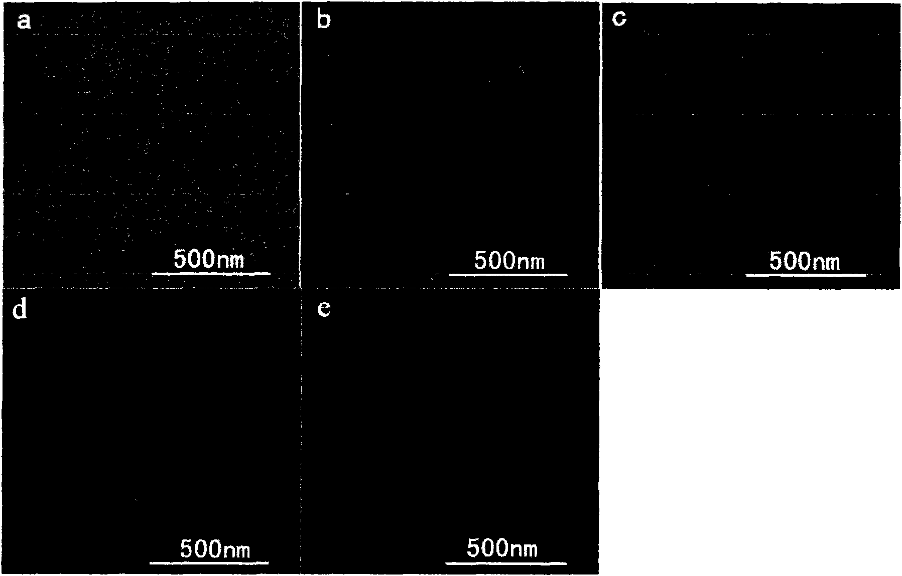 Tungsten nitride based ternary nano composite super-hard film material and preparation method thereof