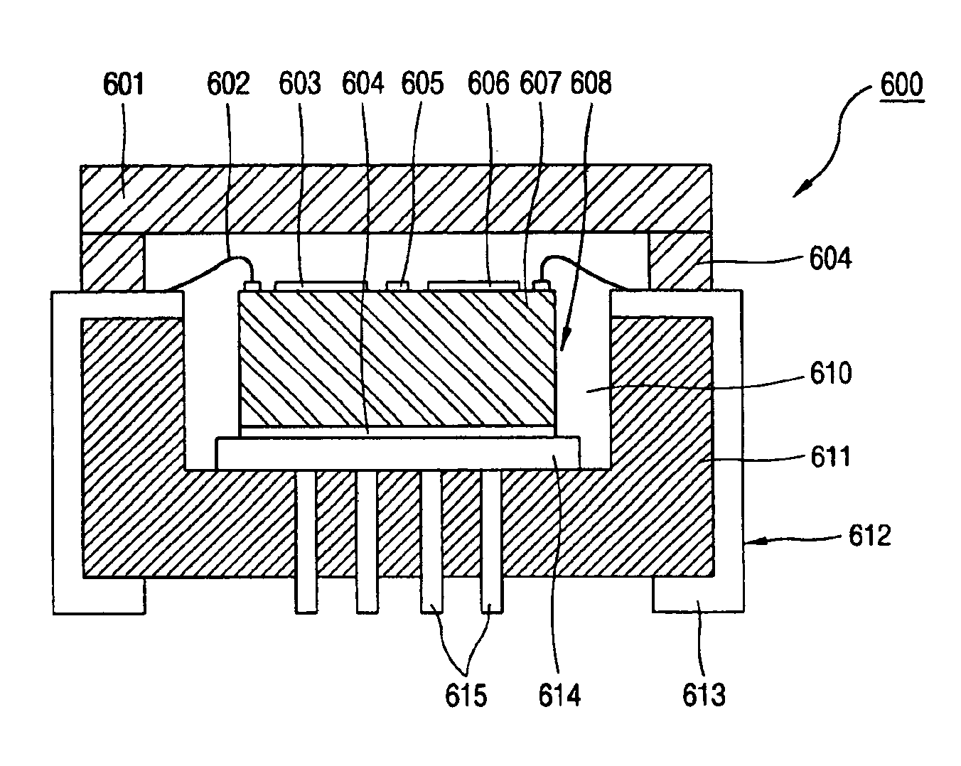 Duplexer filter having film bulk acoustic resonator and semiconductor package thereof