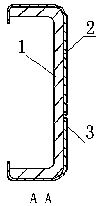 Longitudinal beam structure for commercial vehicle