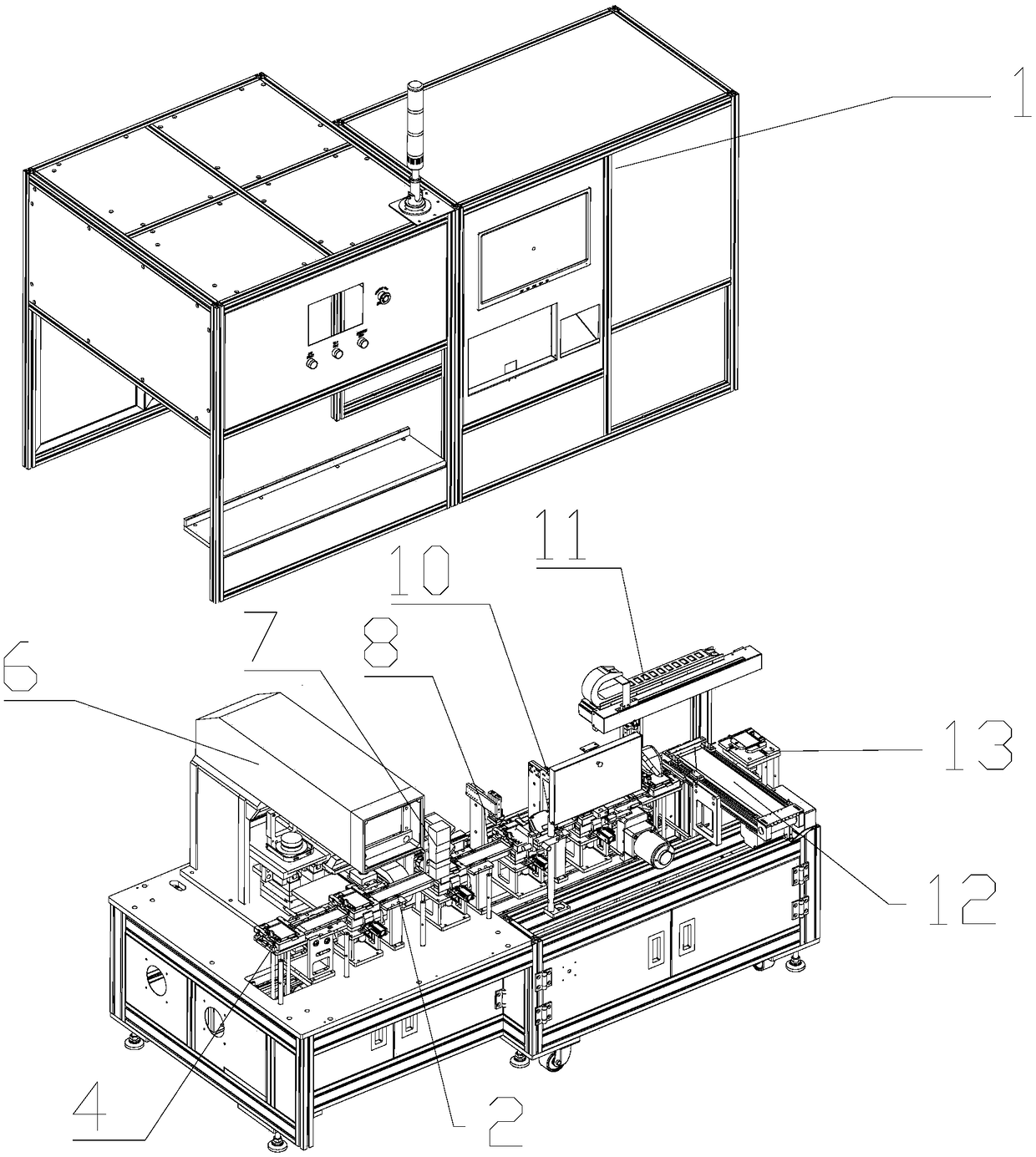 Adapter for producing production line of polymer lithium battery