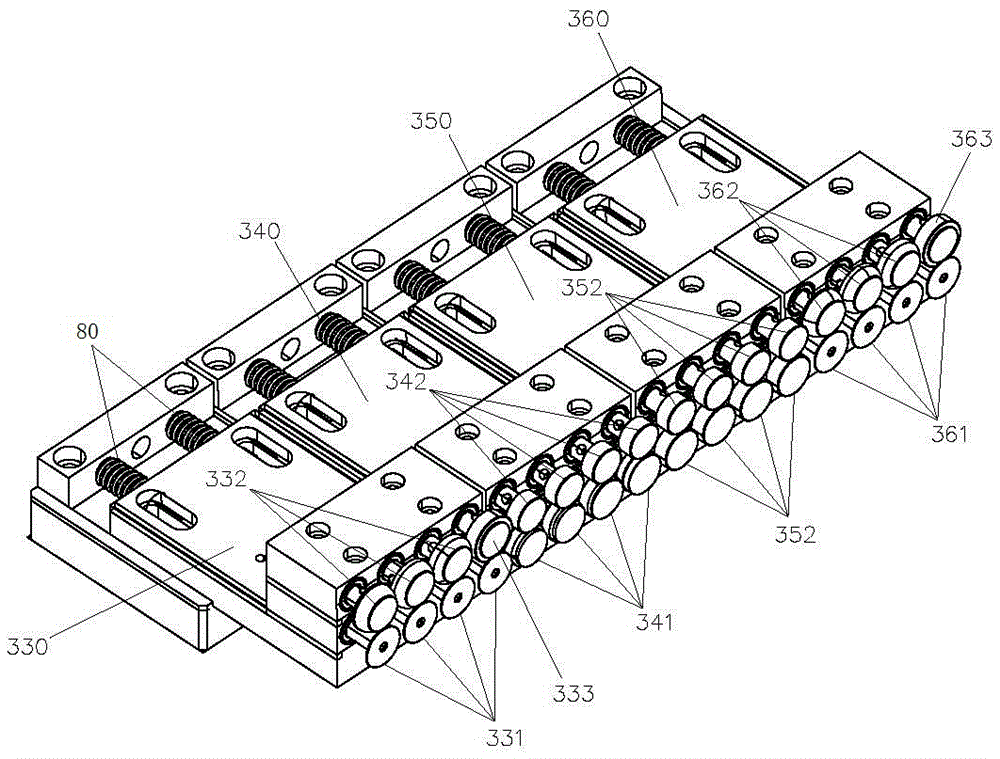 Lithium battery double folding mechanism