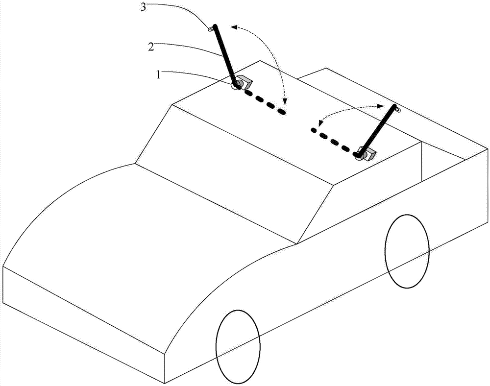 Device for lighting surrounding environment of vehicle