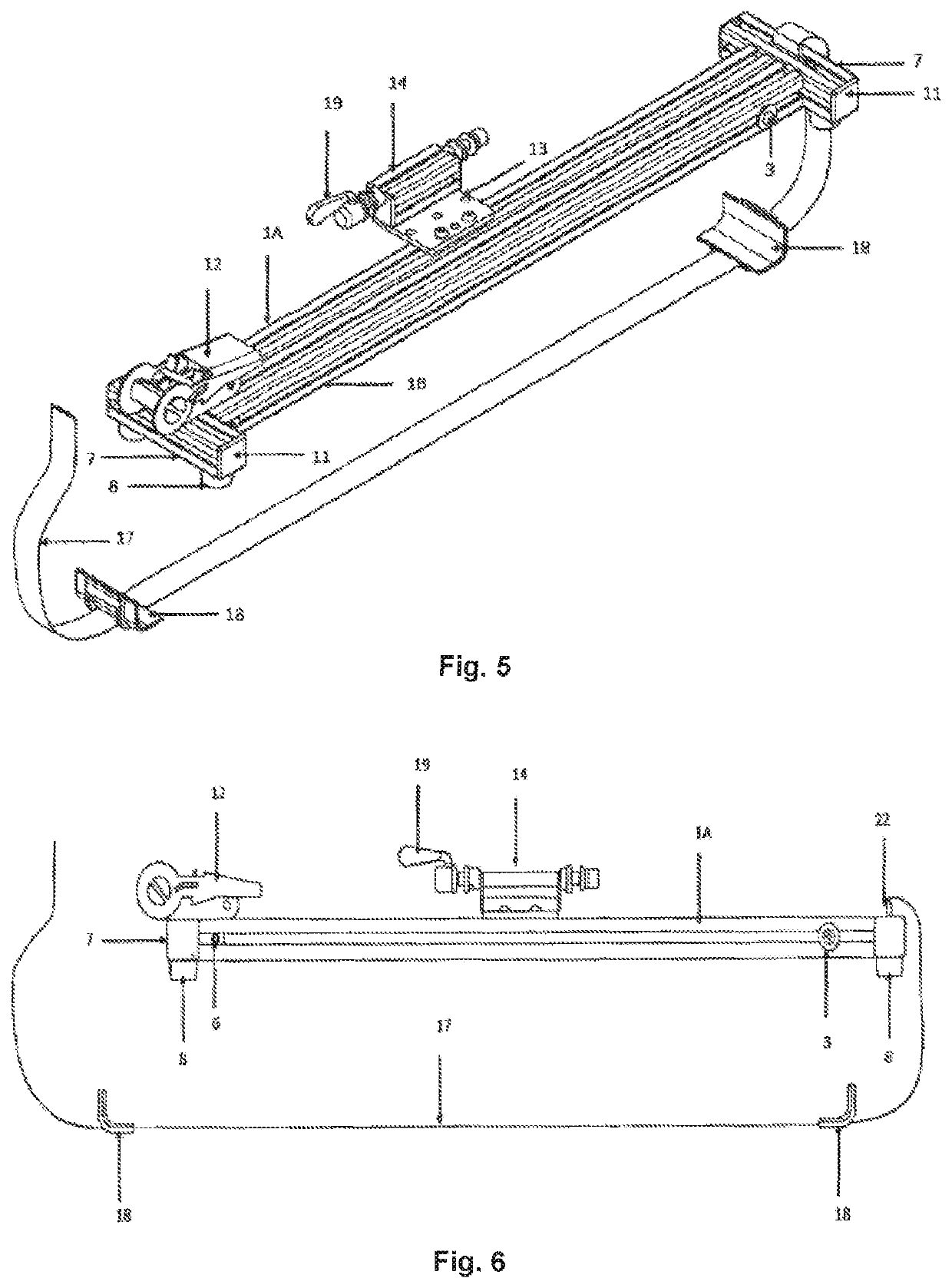 Configurable carrier for transporting bicycles inside a vehicle